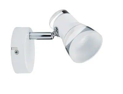 Produktbild von Paulmann Spotlight Clear 1x4,3W Weiß matt/Chrom 230V Metall Acryl