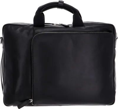 Produktbild von PICARD Leder Businesstasche Rucksack mit Laptopfach Buddy Business Bag and Backpack Black schwarz