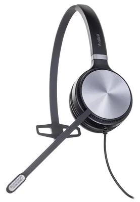 Obrázok produktu pre Yealink YHS36, Kábel, 20 - 20000 Hz, Kancelária / call centrum, 124 g, Slúchadlá s mikrofónom, Čierna, Strieborná