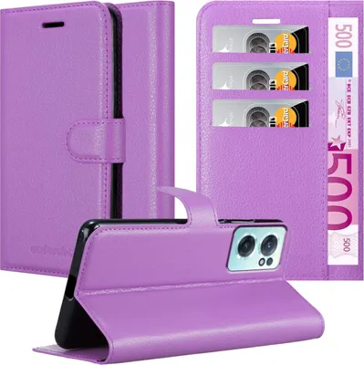 Image de Cadorabo Housse pour OnePlus Nord CE 2 5G Housse de protection en violet Housse pour téléphone portable Etui Case Cover Fermeture magnétique