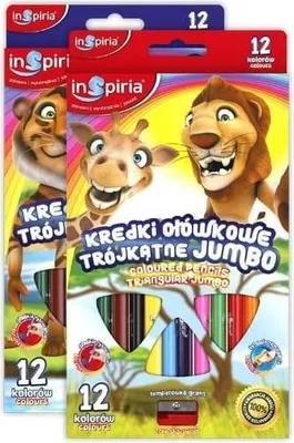 Produktbild von Dreieckige Jumbo-Bleistifte 12 Farben