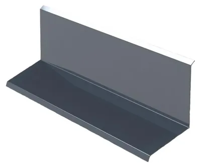 Zdjęcie produktu dla Obróbka blacharska górna szer 200mm, 2 mb, Czeskie aluminium, Antracytowa RAL 7016