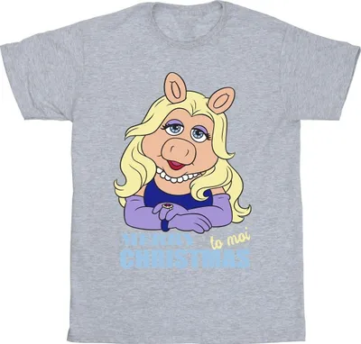 Produktbild von Disney - "Muppets Queen of Holidays" T-Shirt für Herren BI43587 (L) (Grau)