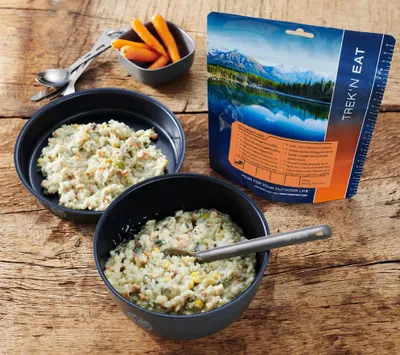 Produktbild von Trek'N Eat Zartes Hähnchen mit cremigem Gemüse und Reis