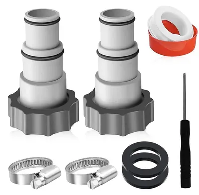 Produktbild von Poolschlauch Adapter 2 Stück für Intex Pumpen Ø 32/38 mm Schlauchanschluss