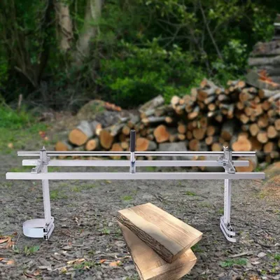 Obrázok produktu pre Ručná píla na drevo – Prenosná – Hliníková a oceľová vodiacia lišta – Na rezanie dreva
