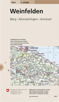 Produktbild von Swisstopo 1 : 25 000 Weinfelden