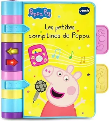 Immagine prodotto di VTECH Peppa Pig Soundbuch mit Licht, Kinderlieder und Melodien, 6 Illustrierte Seiten