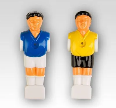 Obrázek produktu pro Náhradní figurky na fotbálek, 22 ks, žlutá/modrá