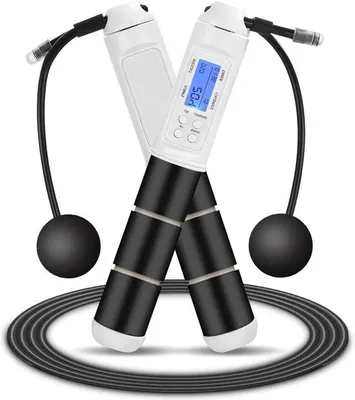 Produktbild von Fitness Springseil mit Zähler, verstellbar, kugelgelagert, rutschfest