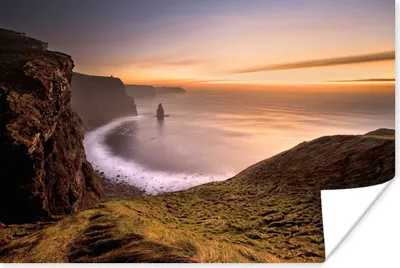 Produktbild von MuchoWow® Poster 8 km lange Cliffs of Moher in Irland 60x40 cm - Schlafzimmerdekoration