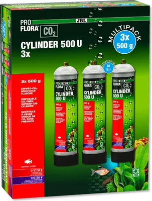 Produktbild von JBL ProFlora CO2 Cylinder 500 U 3x
