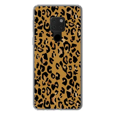 Produktbild von MuchoWow® Handyhülle Schutzhülle Hülle für Huawei P40 Lite Pantherdruck - Gelb - Gold Silikon Softcase Handy Hülle - Handy