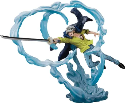 Produktbild von Tamashii Nations One Piece Zero Trafalgar Law Kampfmonster Onigashima Statue 24 Cm Blau Blau One Size