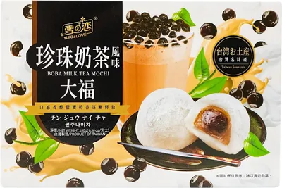 Produktbild von Yuki & Love Mochi Boba Milk Tea Geschmack 180g