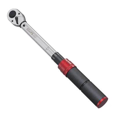 Produktbild von Drehmomentschlüssel 3/8 Zoll Click 10–60 N·m – Präziser Drehmoment Schlüssel aus Cr-V Stahl mit 72-Zahn Ratsche und gut ablesbarer Skala für Fahrrad,