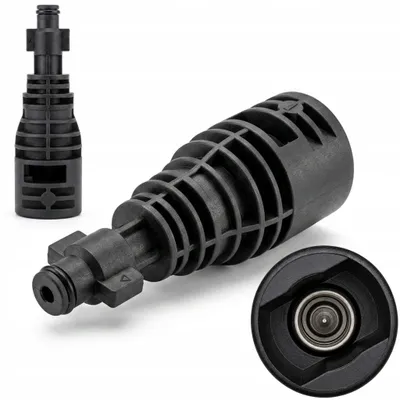 Zdjęcie produktu dla Adapter Bosch Stary Typ na Kärcher Bayonet K | Przejściówka Plastikowa | Do Pianownicy, Lancy, Szczotki | Myjka Ciśnieniowa