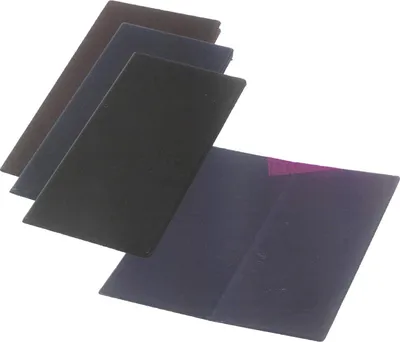 Produktbild von Rechnungsmappe 17x11cm Nachbildung Vinyl dunkelblau
