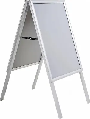 Produktbild von Kundenstopper 59,4x84,1cm DIN A1 Plakatst?der aus Aluminium doppelseitig f?