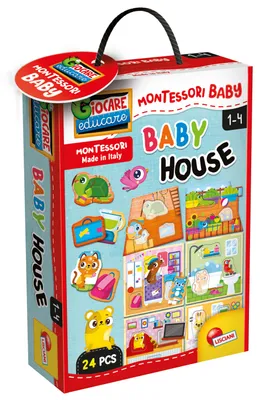 Produktbild von Lisciani 100613 - Montessori Baby - Baby House Motorikspiel Kleinkind Pädagogik Methode Entwicklung