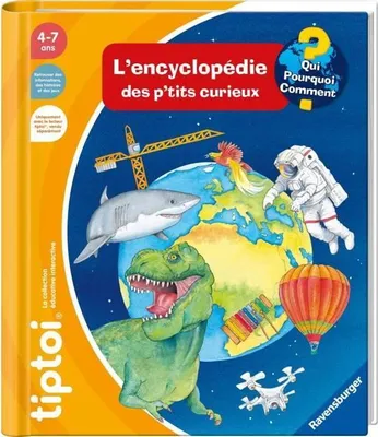 Produktbild von tiptoi Interaktives Buch L'encyclopédie des p'tits curieux, Elektronisches Lernspiel ohne Bildschirm, Ab 4 Jahren, Ravensburger