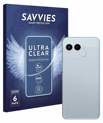Produktbild von 6x Für Telekom T Phone 3 (NUR Kameraschutz) Schutzfolie Savvies Displayschutz Display Schutz Folie Klar Transparent
