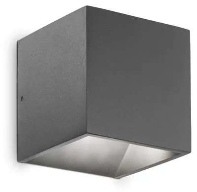 Produktbild von Rubik Modern Applique Aluminium Anthrazit Led 8,5W 4000K Natürliches Licht