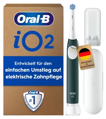 Produktbild von Oral-B iO Series 2 Elektrische Zahnbürste 3 Modi Magnet Forest Green
