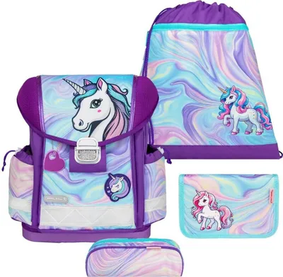 Produktbild von Belmil Schulranzen Set Einhorn "Unicorn Dream" 1.Klasse Mädchen Einschulung Grundschule CLASSY 2026