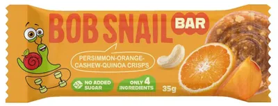 BATON PERSYMONA - POMARAŃCZA - ORZECHY NERKOWCA BEZ DODATKU CUKRÓW 35 g - BOB SNAIL