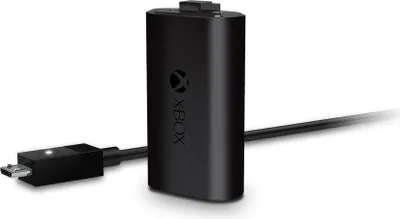Produktbild von Microsoft Xbox One Play & Charge Kit, Ladesatz, Xbox One, Schwarz, Xbox One, Kabelgebunden, 170 mm