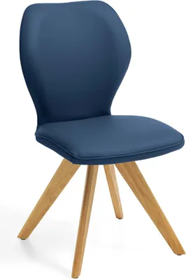 Produktbild von Niehoff Sitzmöbel Colorado Trend-Line Design-Stuhl Eichengestell - Leder - 180° drehbar
