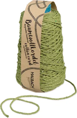 Produktbild von XXL Baumwollkordel "2 mm", 150 m, 250 g Olivgrün