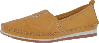 Produktbild von Andrea Conti Damen Slipper Mokassins Leder 1887801, Größe:38 EU, Farbe:Gelb