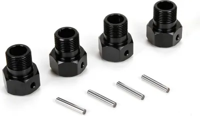 Produktbild von Losi Wheel Hex Black & Pin (4): MTXL