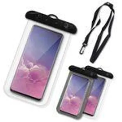 Produktbild von Wasserdichte Handy Tasche für Samsung Galaxy Serie Schutz Hülle Wasserfest BagFarben:Transparent;Handy Modelle für:Samsung Galaxy A55