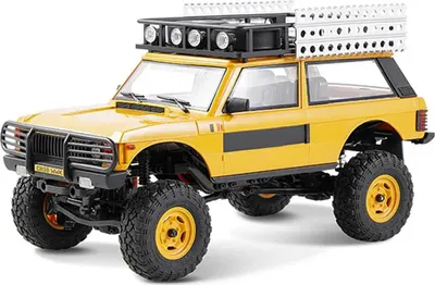 Produktbild von RC Rock Crawler - FCX24M 1:24 4WD RTR - 2,4 GHz - 30 m Reichweite - 30 Min Fahrzeit - 2-Gang - LED-Lichter - 7,4V 380 mAh LiPo - Silber