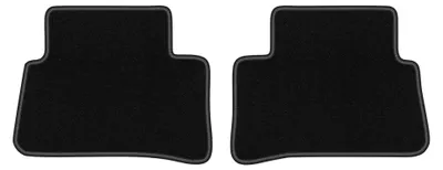 Image de Tapis arrière en moquette pour Toyota C-Hr II 2024- (crossover) – 2 pièces, noirs, sur mesure – Wielganizator LUX