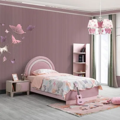 Produktbild von Kinderzimmer Set Kinderbett Nachttisch Buecherregal  Luxus Möbel