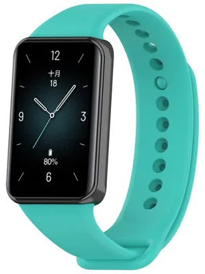 Image de Pour Honor Band 9, bracelet de remplacement en TPU de haute qualité, couleur unie, turquoise