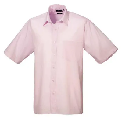 Produktbild von Premier - Hemd für Herren kurzärmlig LT4512 (45,5cm) (Pink)