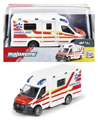 Produktbild von Majorette Mercedes-Benz Sprinter Ambulance, Fahrzeug, 3 Jahr(e), Metall, Mehrfarbig
