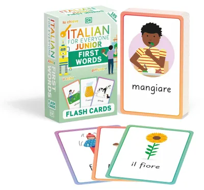 Produktbild von Italian for Everyone Junior First Words Flash Cards