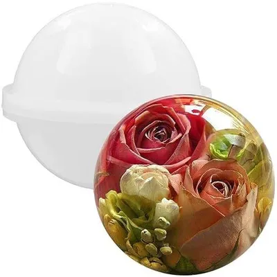 Zdjęcie produktu dla Forma silikonowa do żywicy epoksydowej kula 10 cm DIY biżuteria mydło
