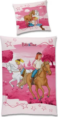 Produktbild von Bibi und Tina Abenteuer Bettwäsche Linon / Renforcé