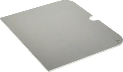 Image de Plaque de cuisson en acier inoxydable | Plancha adaptée au Weber Go Anywhere - remplace une moitié de grille de cuisson