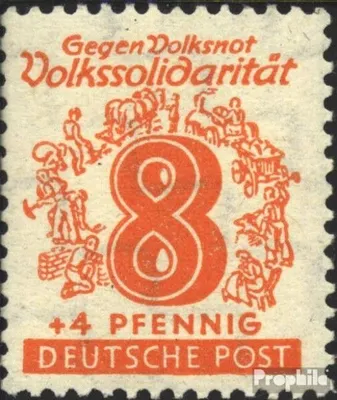 Produktbild von Briefmarken Sowjetische Zone (All.Bes.) 1946 Mi 142 gestempelt Volkssolidarität