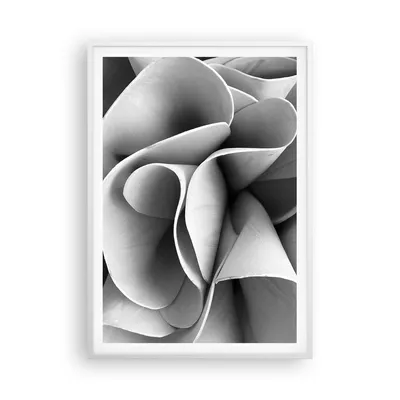 Produktbild von Gerahmtes Poster - Weißer Rahmen - Material Ornament Stück - 70x100 cm - Wand Bild - Wanddeko - Wandbilder - Kunstposter - Wandposter - Bilderrahmen - Bilder - Kunstdruck - P2WPA70x100-4993