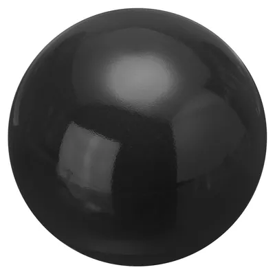 Dekorative Edelstahlkugel 63 mm, glänzend schwarz, poliert, rostfrei