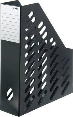 Produktbild von HAN Stehsammler KLASSIK - 1 STÜCK, moderner Stehsammler im zeitgemäßen Design. Funktional, hochwertig und schick bis Format DIN A4/C4, schwarz, 1600-13